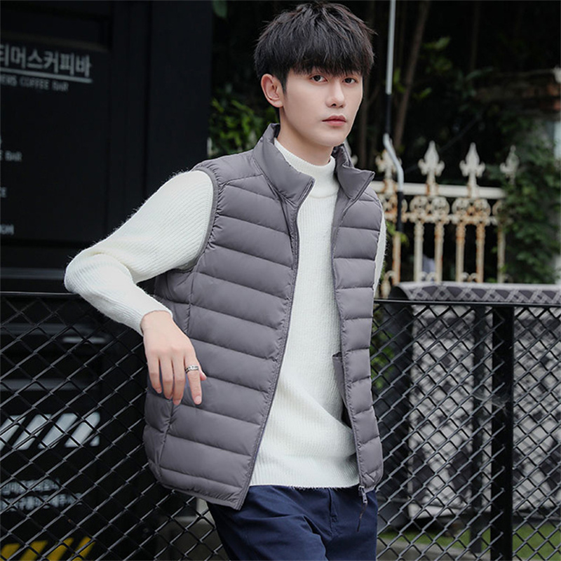 Down Vest Ultralight - New Autumn Winter Men Down Waistcoat