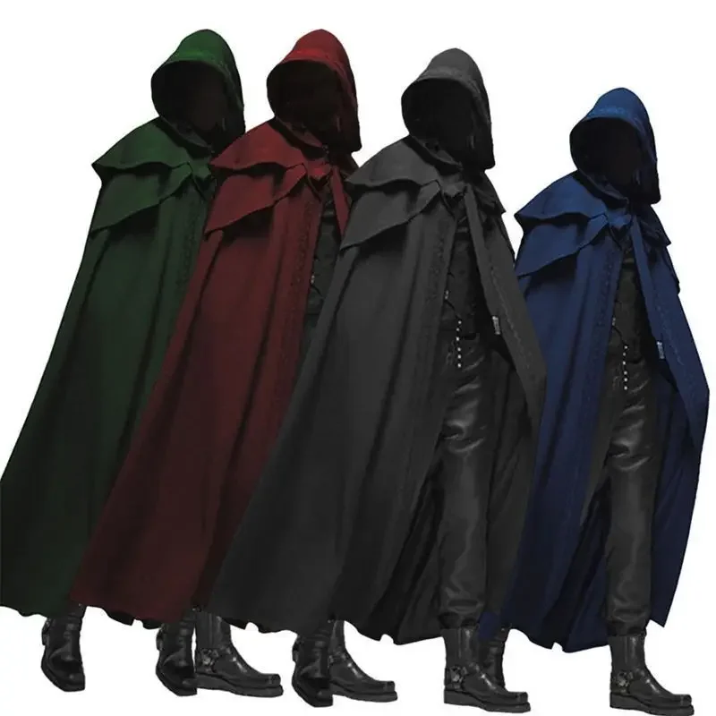 Winter Clothing Ideas - Men Monk Cosplay Outfit Medieval Vintage
