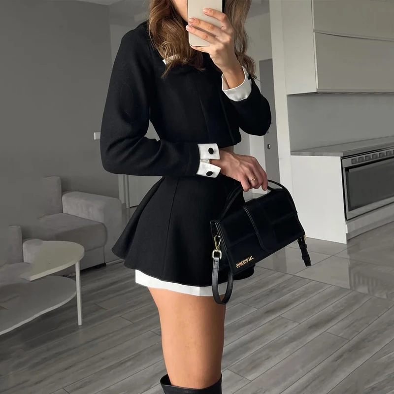 TARUXY Tweed Shorts Skirt Two  - огляд і ціна Winter Clothing Ideas