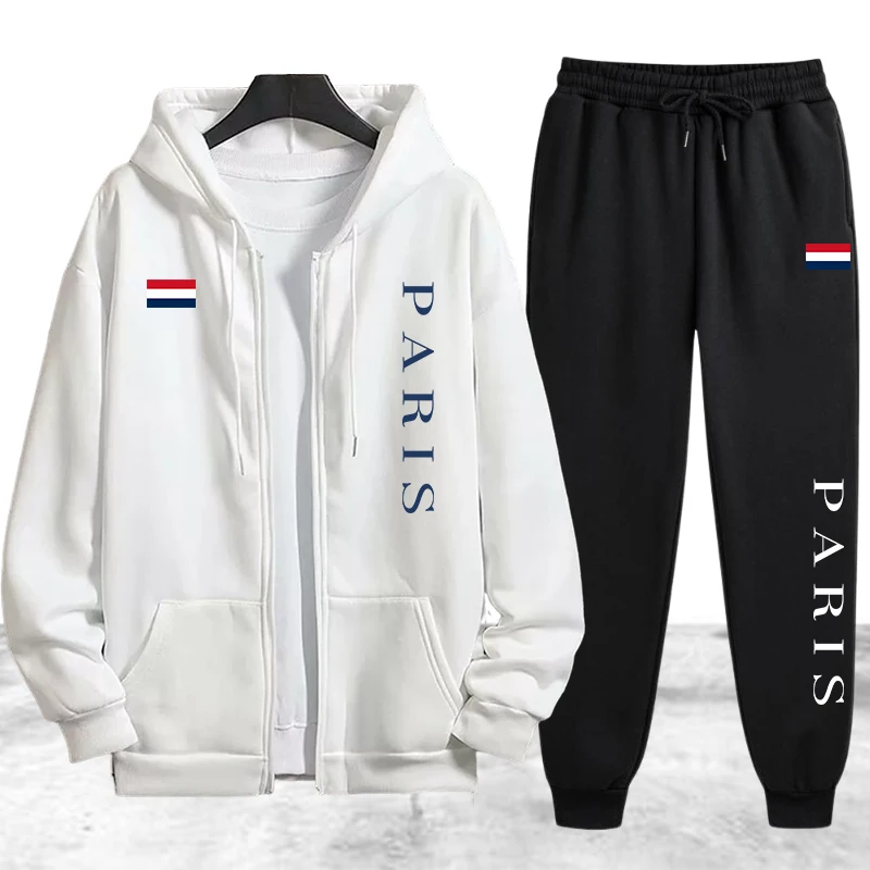 Paris Printing Men's Tracksuit - огляд і ціна Winter Clothing Ideas