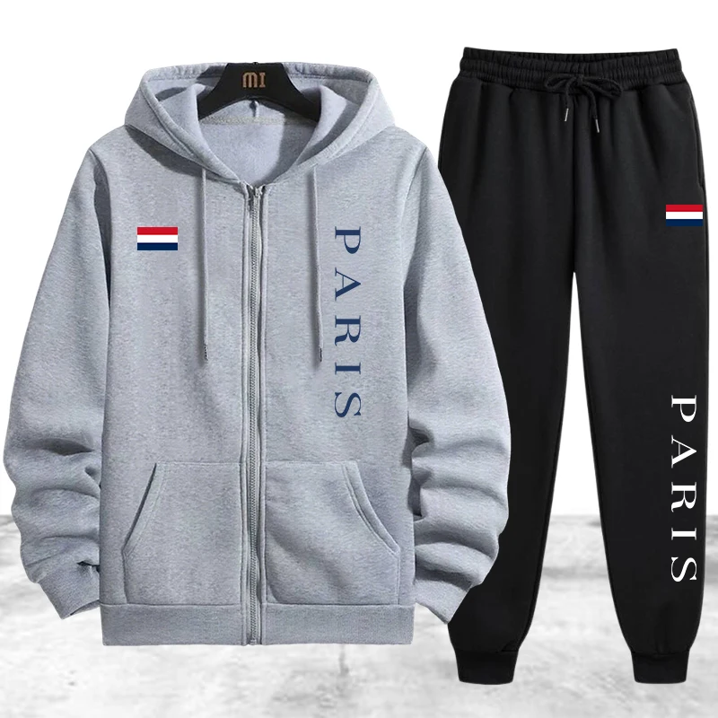 Paris Printing Men's Tracksuit - огляд і ціна Winter Clothing Ideas