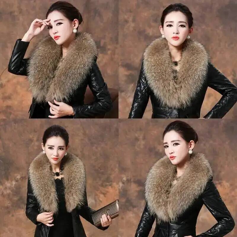 Natural Raccoon Fur Collar Rea - огляд і ціна Winter Clothing Ideas