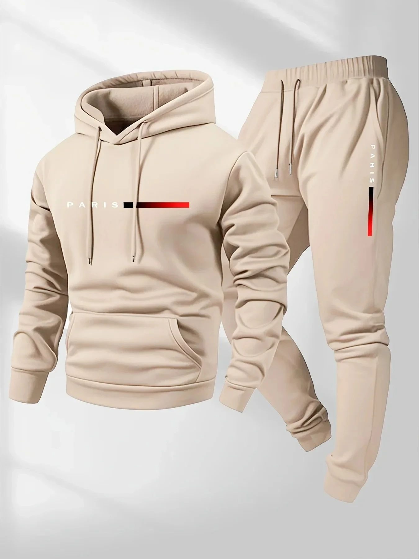 PARIS Letter Print Sweatshirt  - огляд і ціна Winter Clothing Gear