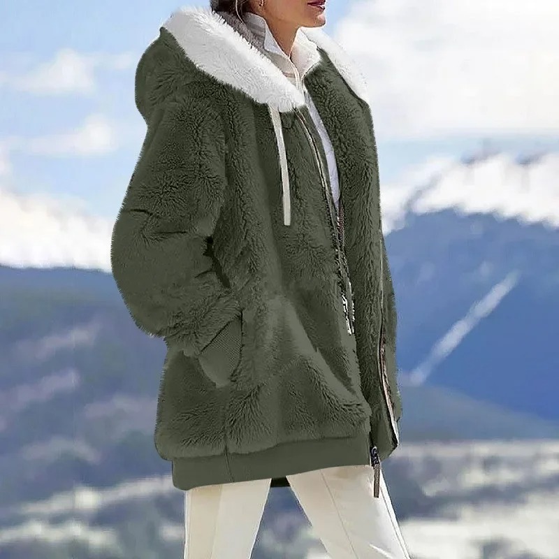 2025 Winter Warm Women Jackets - огляд і ціна Fleece Hoodie Lined