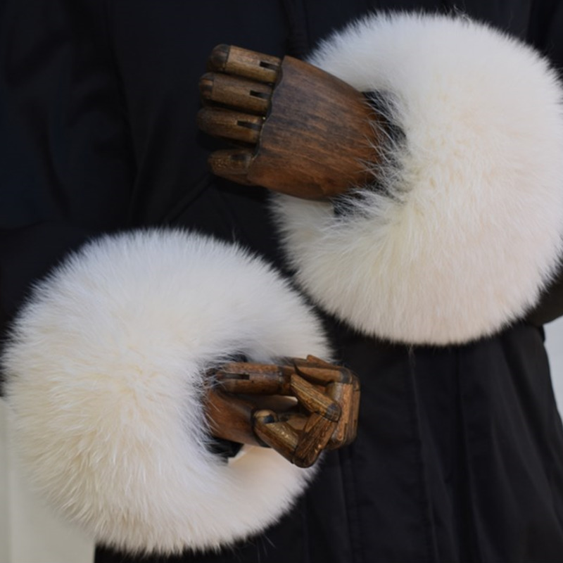 Fox Fur Cuffs For Women Whole  - огляд і ціна Winter Clothing Ideas