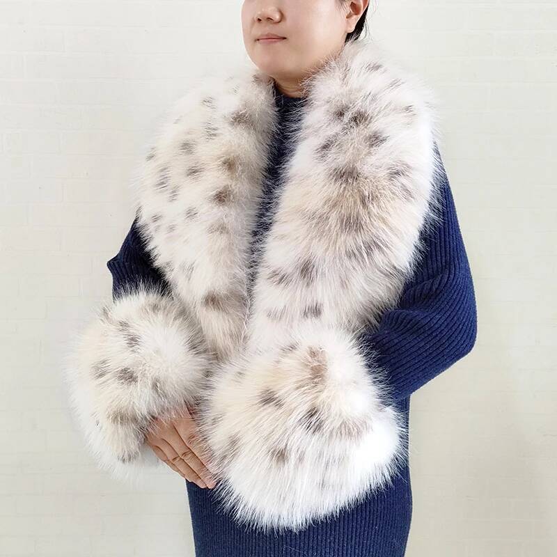 Large Women Faux Fox Fur Scarf - огляд і ціна Winter Clothing Ideas