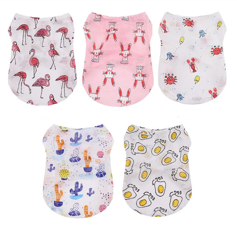 5 Colors Summer Lovely Cartoon - огляд і ціна Winter Clothing For Dogs