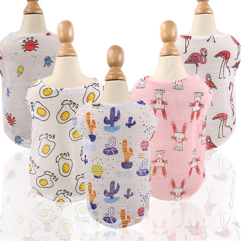 5 Colors Summer Lovely Cartoon - огляд і ціна Winter Clothing For Dogs