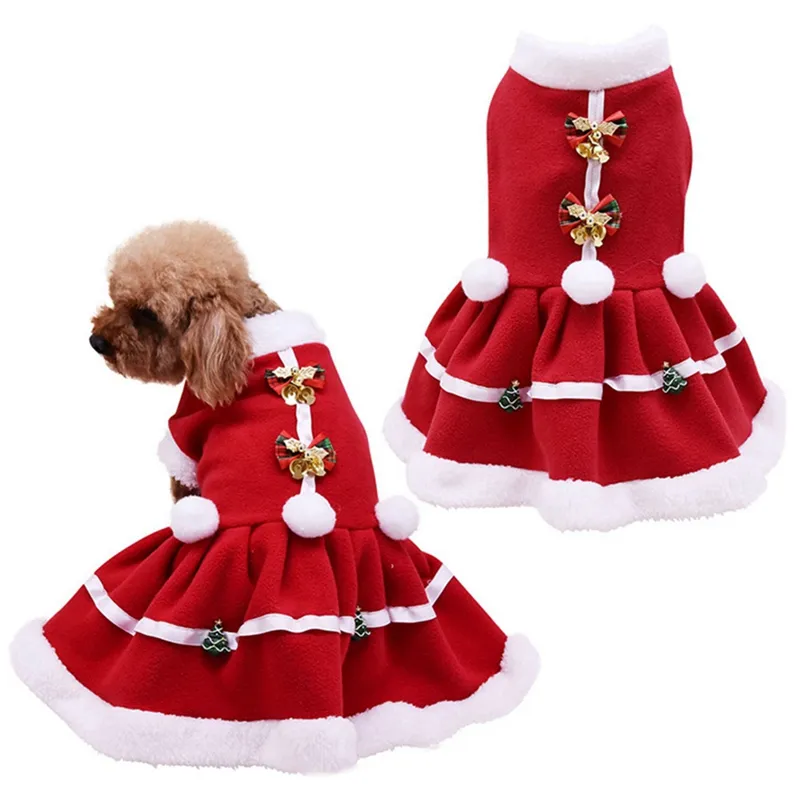 Christmas Dog Dresses For Smal - огляд і ціна Winter Clothing For Dogs