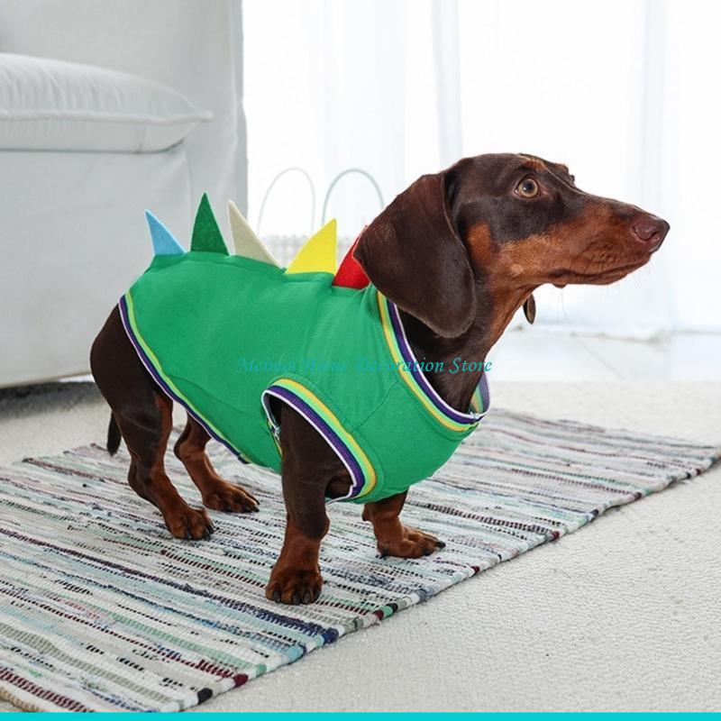 H7BF Dachshund Dinosaur Theme  - огляд і ціна Winter Clothing For Dogs