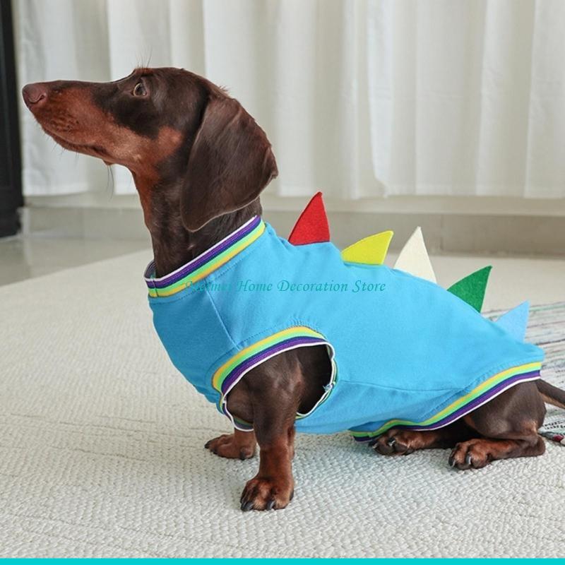 H7BF Dachshund Dinosaur Theme  - огляд і ціна Winter Clothing For Dogs