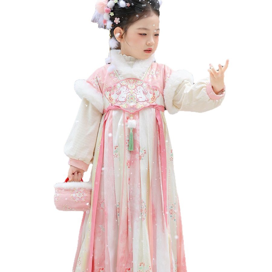 2025 Girls Fairy Hanfu Childre - огляд і ціна Winter Clothing Baby
