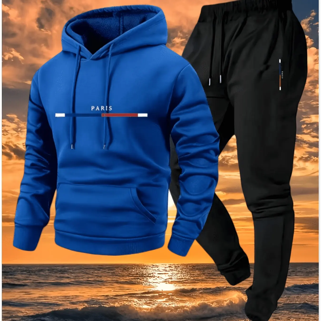 New autumn hoodie hooded set f - огляд і ціна Fleece Hoodie Lined