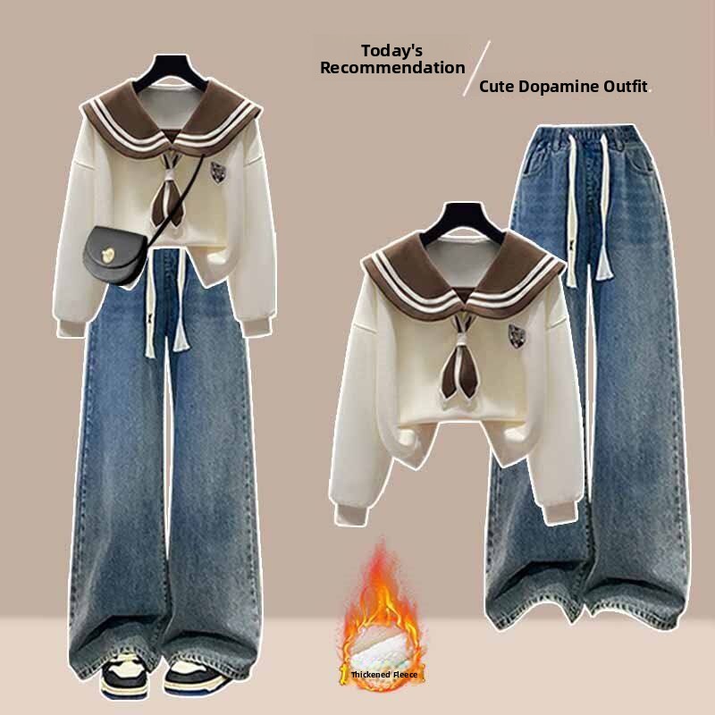 Autumn Winter College Style Na - огляд і ціна Fleece Hoodie Lined