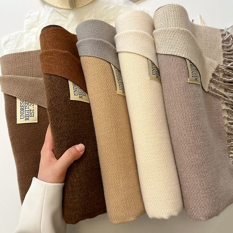 Fashion Solid Cashmere Warm Sc - огляд і ціна Cashmere Scarf Wrap