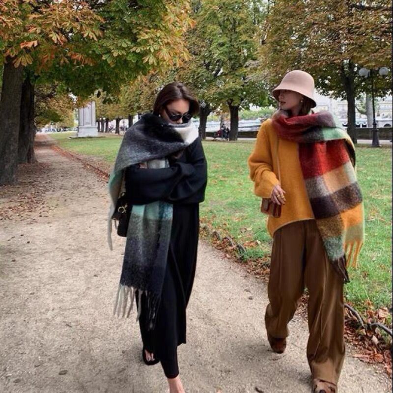 NEW Luxury Winter Thick Warm S - огляд і ціна Cashmere Scarf Wrap