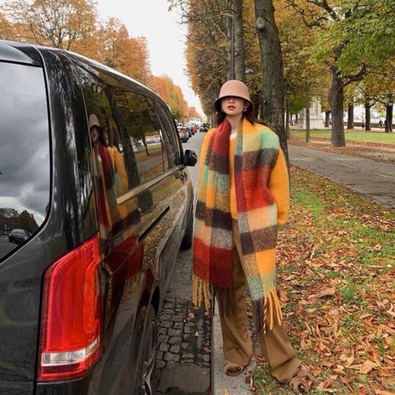NEW Luxury Winter Thick Warm S - огляд і ціна Cashmere Scarf Wrap