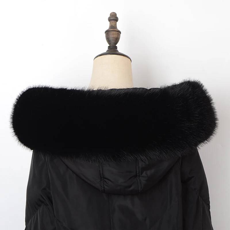 Winter Coat Fur Collar Faux Fu - огляд і ціна Winter Clothing Ideas