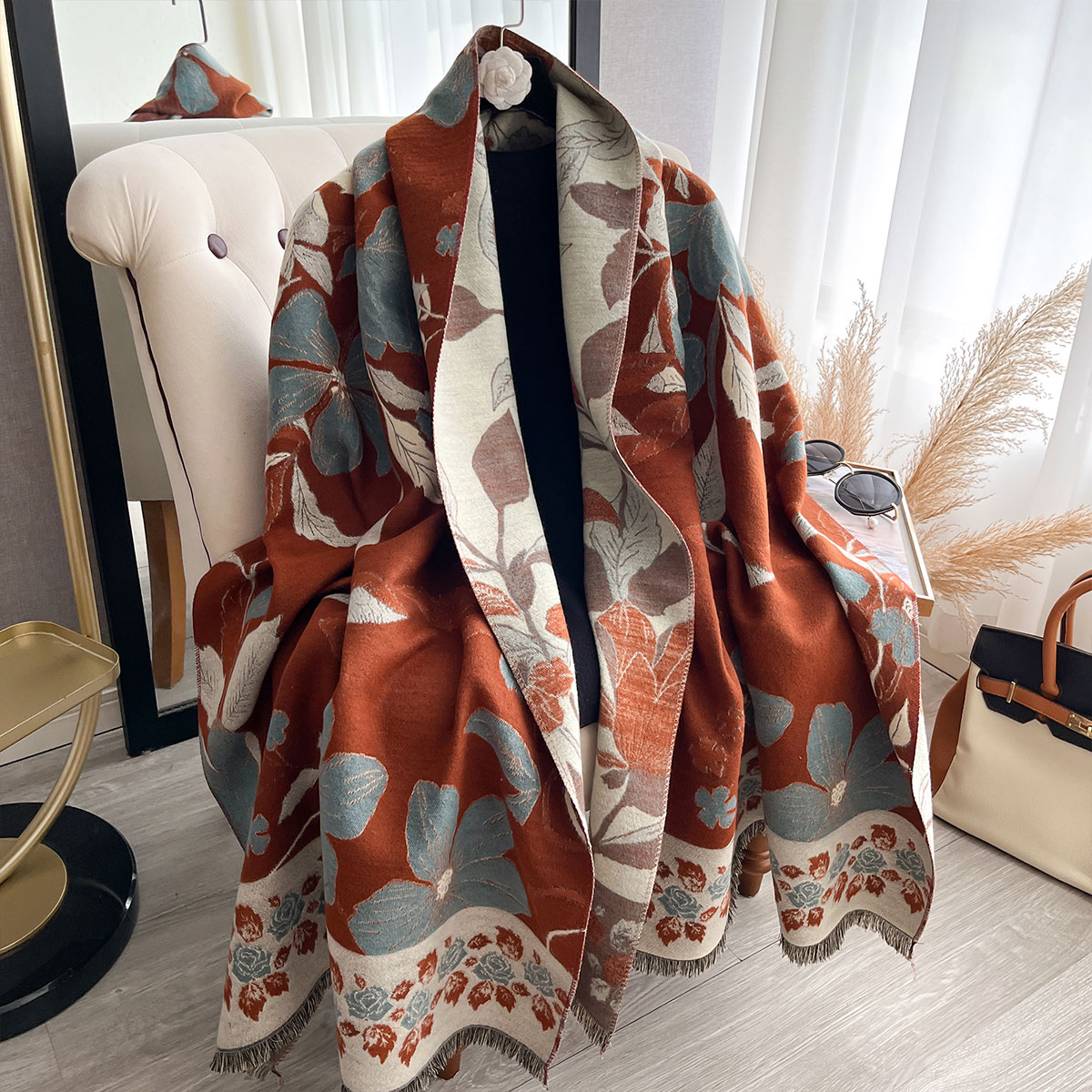 Women Thicken Luxury Winter Pa - огляд і ціна Cashmere Scarf Wrap