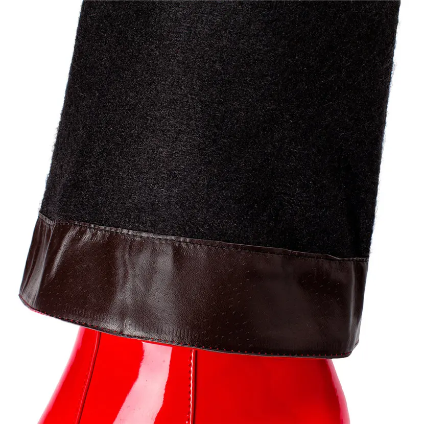 Red White Patent Leather Women - огляд і ціна Winter Clothing For Women