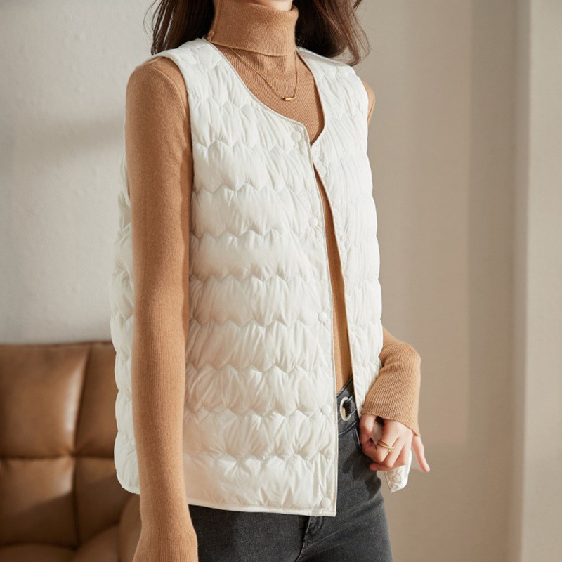 Ultra Light White Duck Down Ve - огляд і ціна Down Vest Ultralight