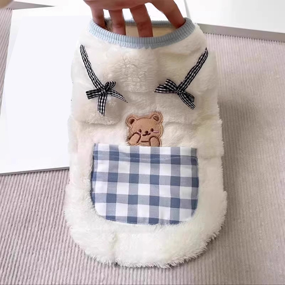 Cute Plush Cat Vest Winter War - огляд і ціна Winter Clothing For Dogs