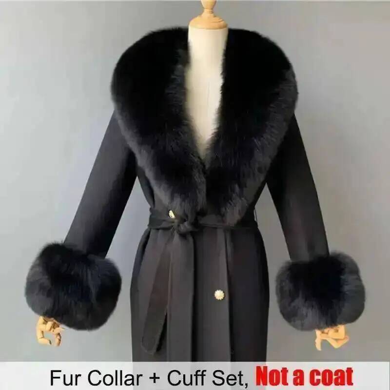 Real Fur Collar And Cuffs Set  - огляд і ціна Winter Clothing Ideas