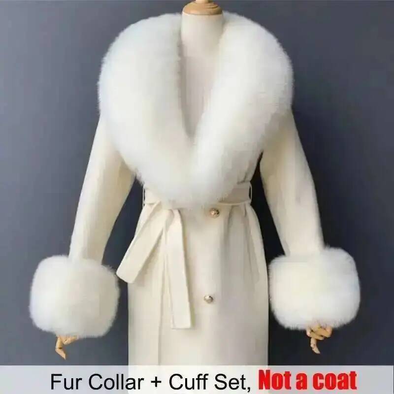 Real Fur Collar And Cuffs Set  - огляд і ціна Winter Clothing Ideas