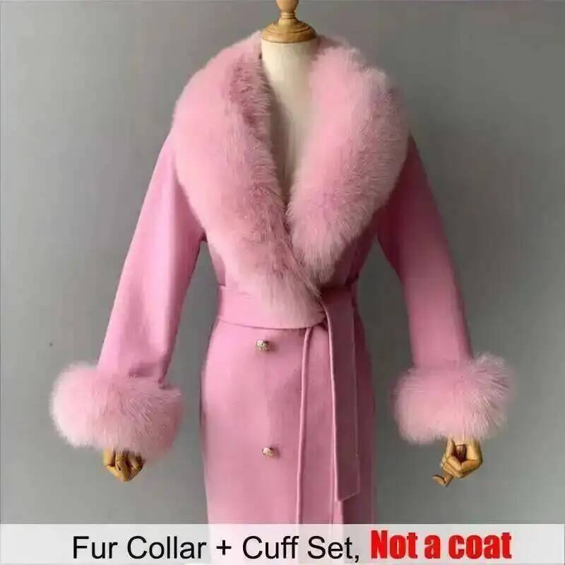 Real Fur Collar And Cuffs Set  - огляд і ціна Winter Clothing Ideas
