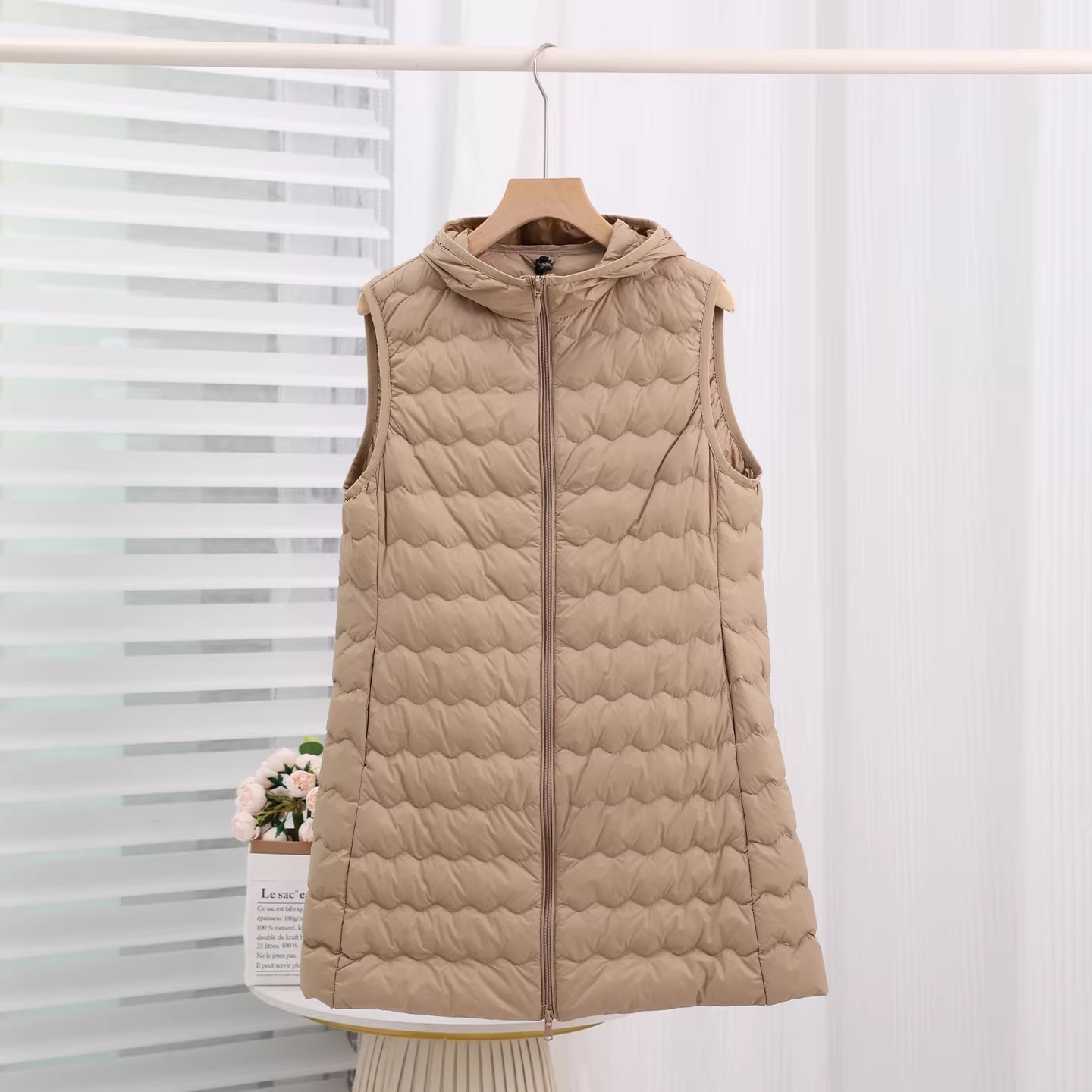 Autumn Winter Sleeveless Hoode - огляд і ціна Down Vest Ultralight
