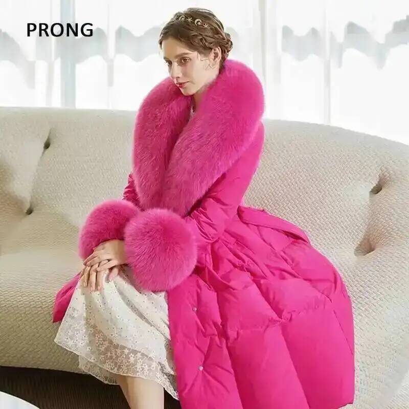 100% Real Fox Fur Collar Winte - огляд і ціна Winter Clothing Ideas