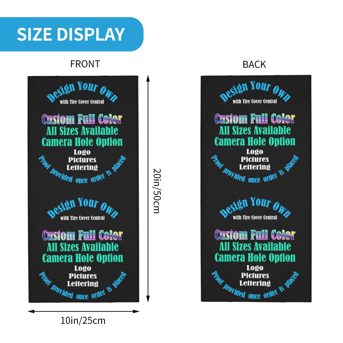 Custom Custom Your Design Prin - огляд і ціна Neck Gaiter Fleece