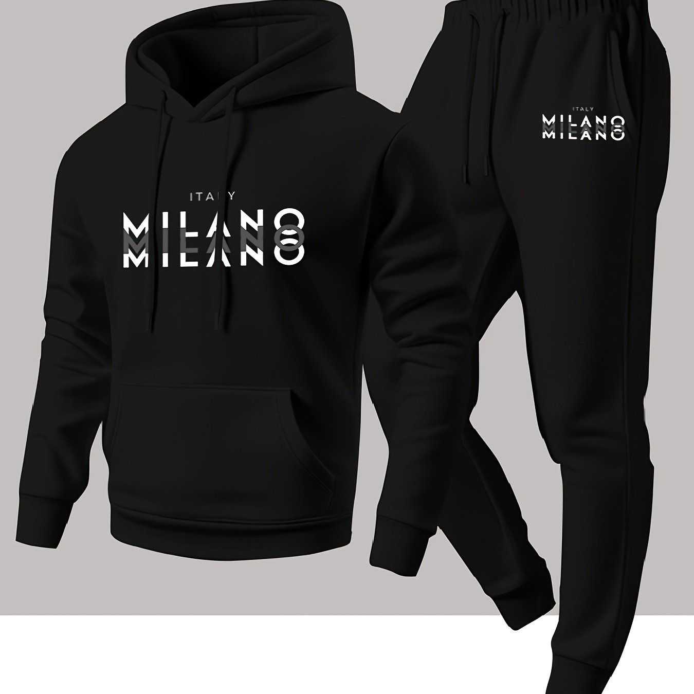 Trendy Men's Italian Milan Let - огляд і ціна Fleece Hoodie Lined