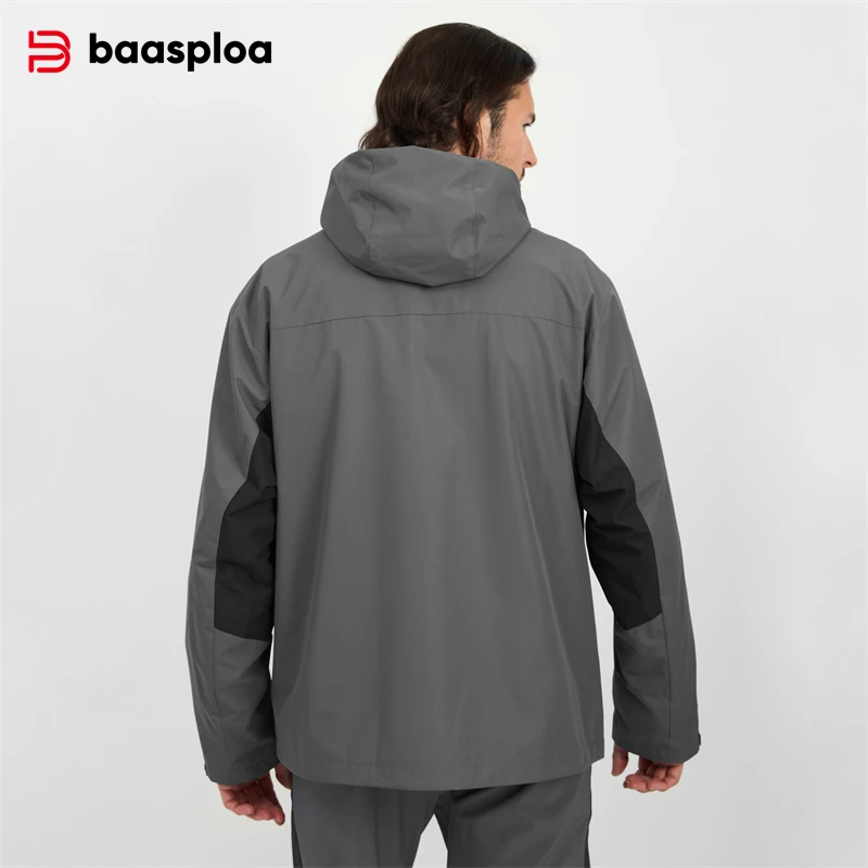 Baasploa New Men Jacket Outdoo - огляд і ціна Fleece Hoodie Lined